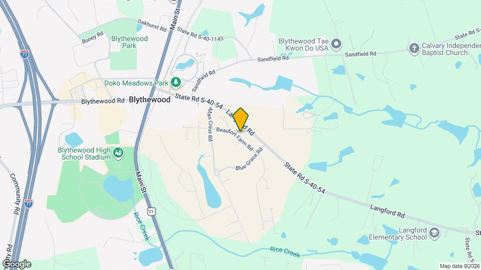 948 Beaufort Farm Rd Map and Location Details