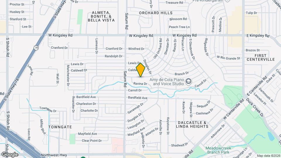1226 McDonald Dr Map and Location Details