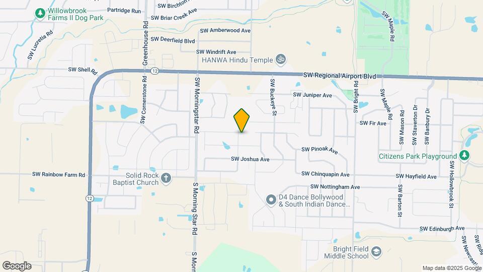 2905 SW Satinwood Cove Map and Location Details
