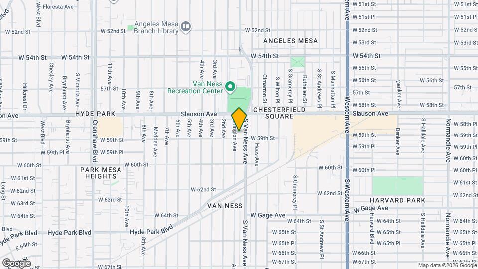 5850 Arlington Ave Map and Location Details