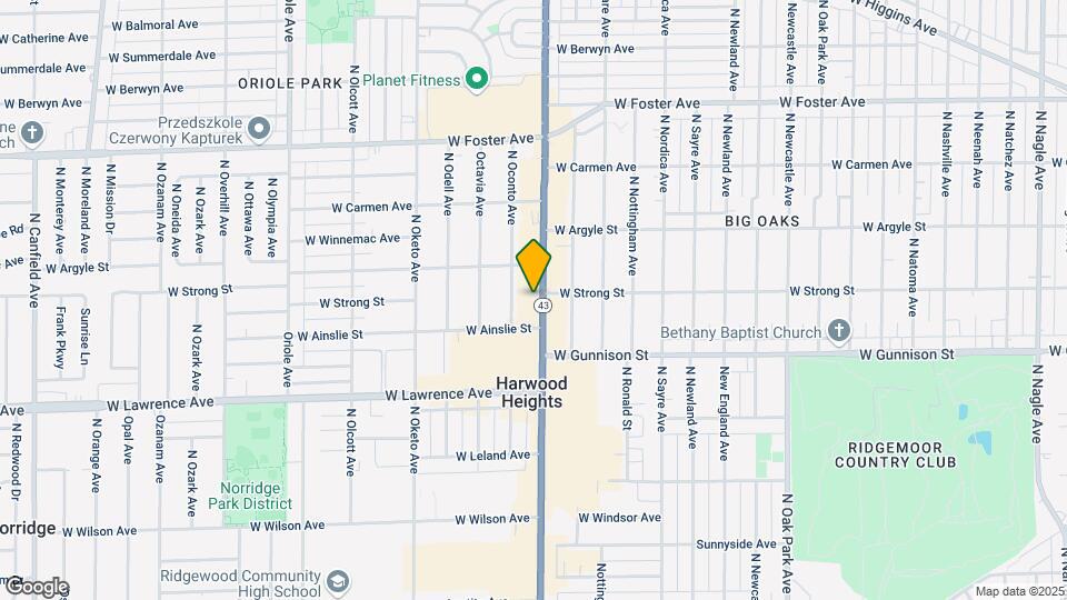 4924 N Harlem Ave Map and Location Details