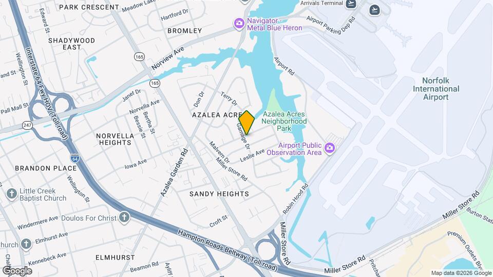 5801 Townley Ave Map and Location Details