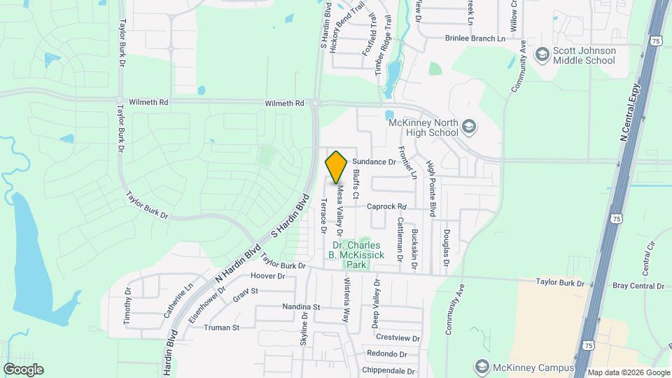 2825 Mesa Valley Dr Map and Location Details