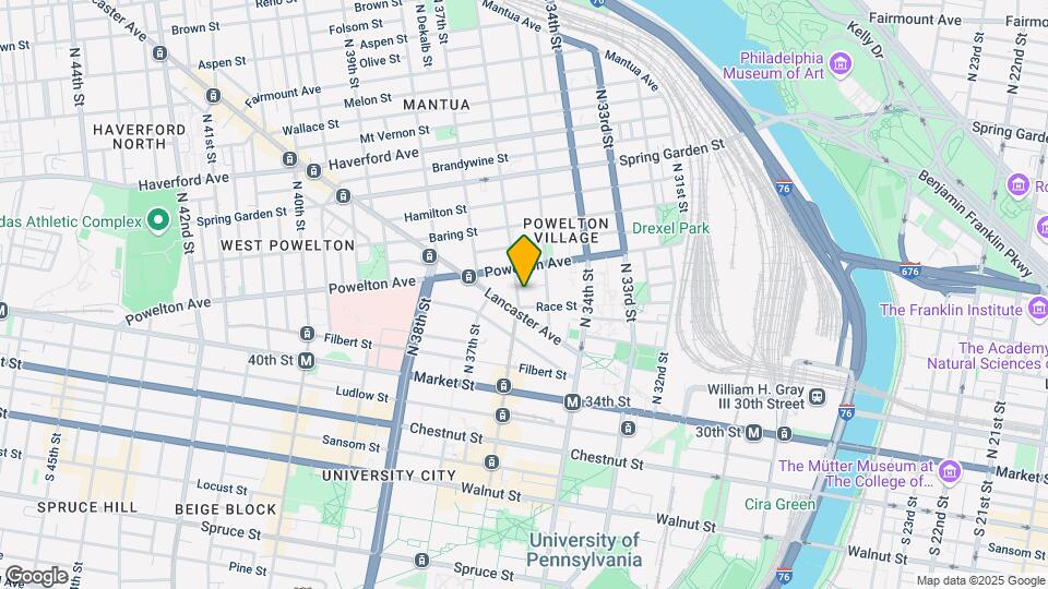 209 N 36th St Map and Location Details