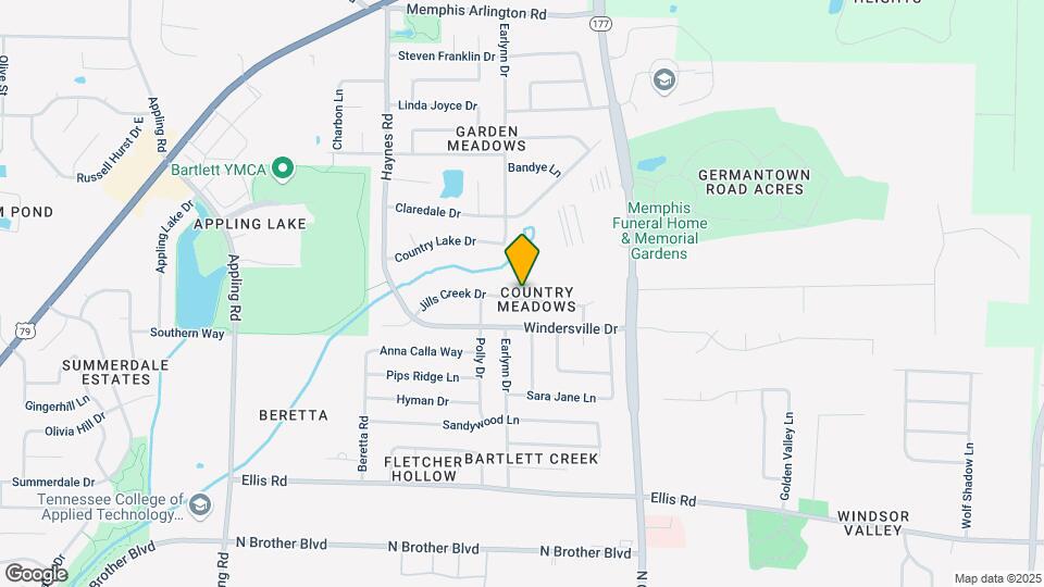 8002 Jills Creek Dr Map and Location Details