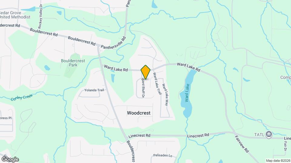 4258 Ward Bluff Dr Mapa y Detalles de la Ubicación