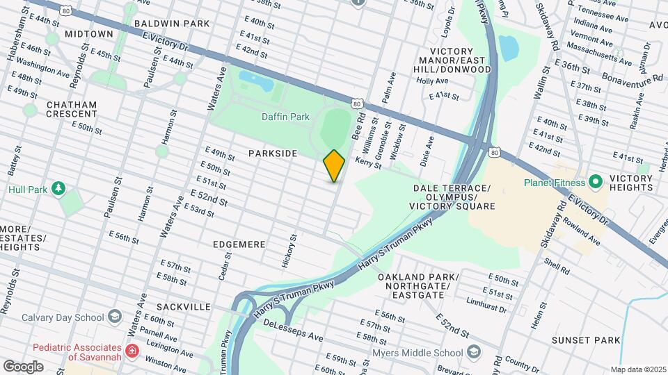 1520 E 49th St Map and Location Details