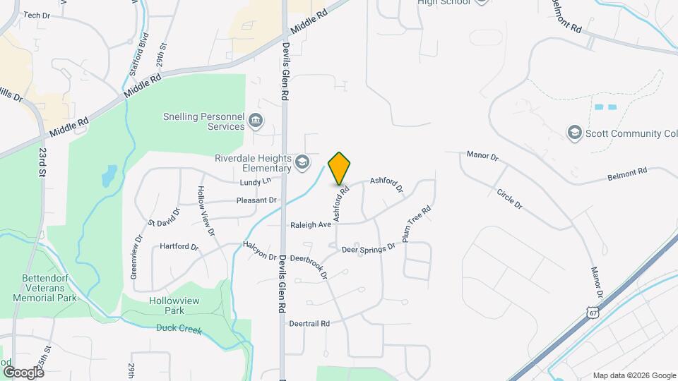 2052 Ashford Rd Map and Location Details