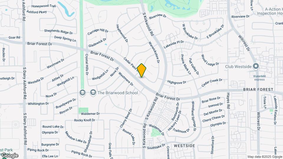 11866 Briar Forest Dr Map and Location Details