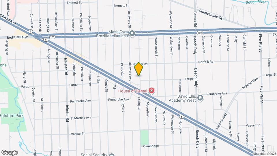 20019 Lexington Mapa y Detalles de la Ubicación