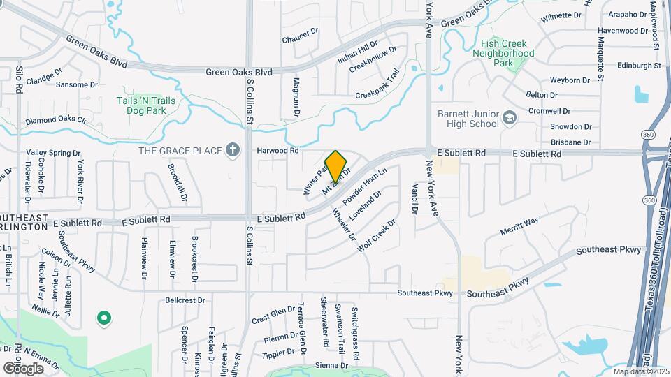 1606 Mt Zion Dr Map and Location Details