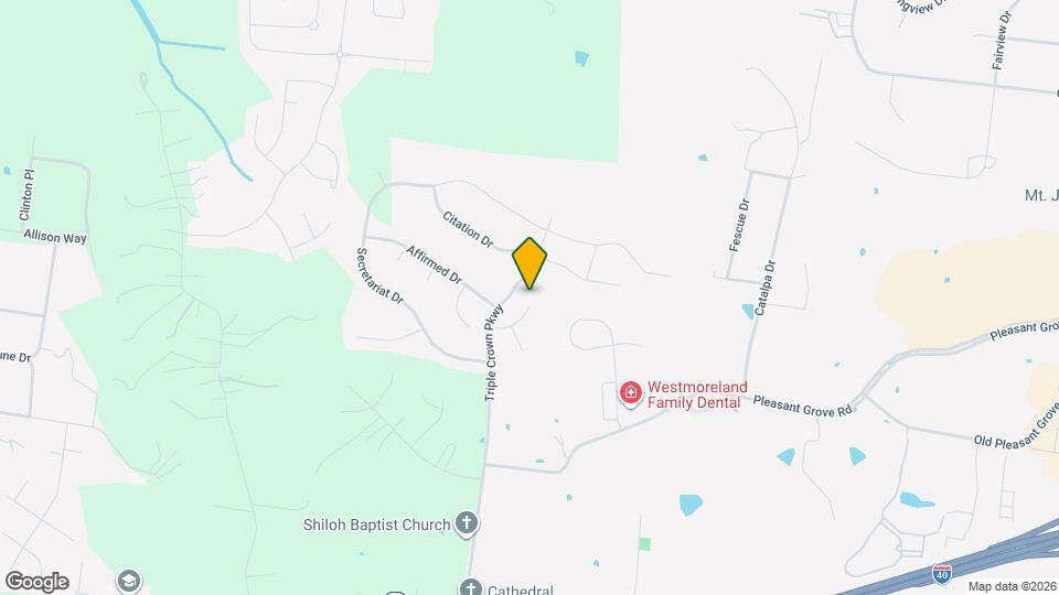 3012 Sir Barton Ct Mapa y Detalles de la Ubicación