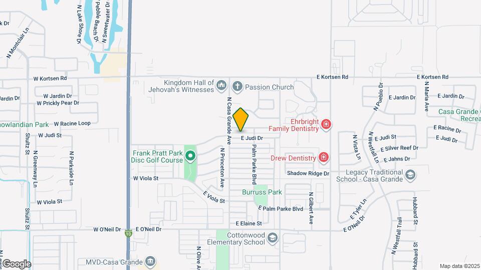 520 E Judi Dr Map and Location Details