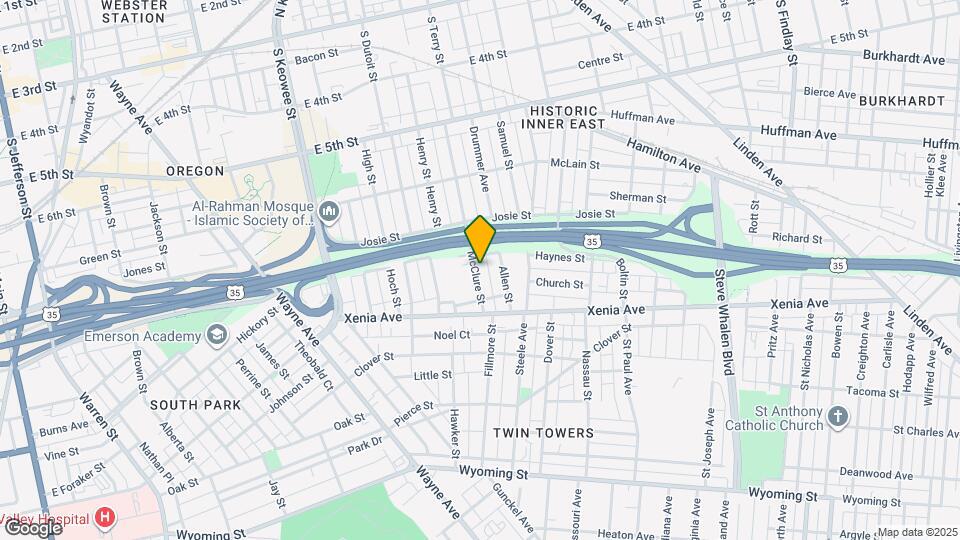 252 McClure St Map and Location Details