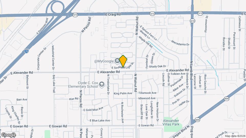 3821 E Southern Light Dr Map and Location Details