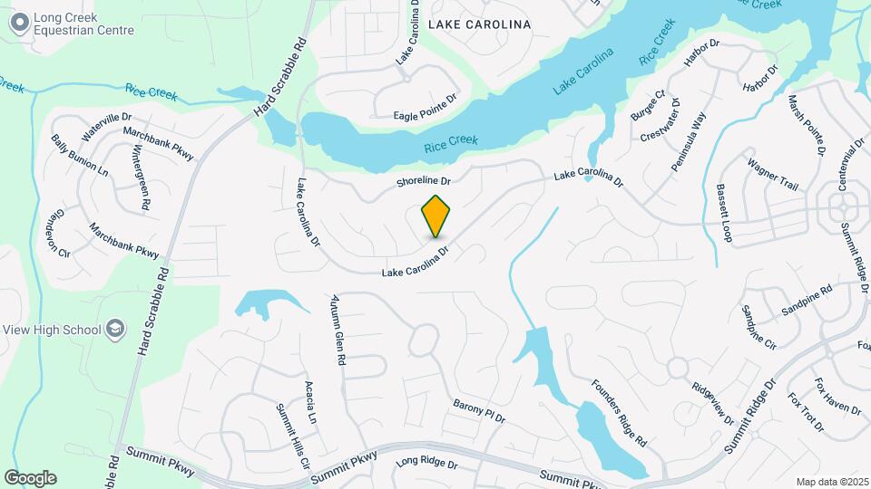 208 Carolina Ridge Dr Mapa y Detalles de la Ubicación