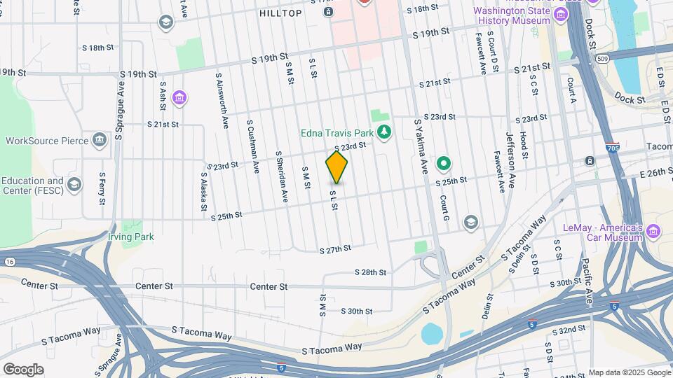 2345 S L St Mapa y Detalles de la Ubicación