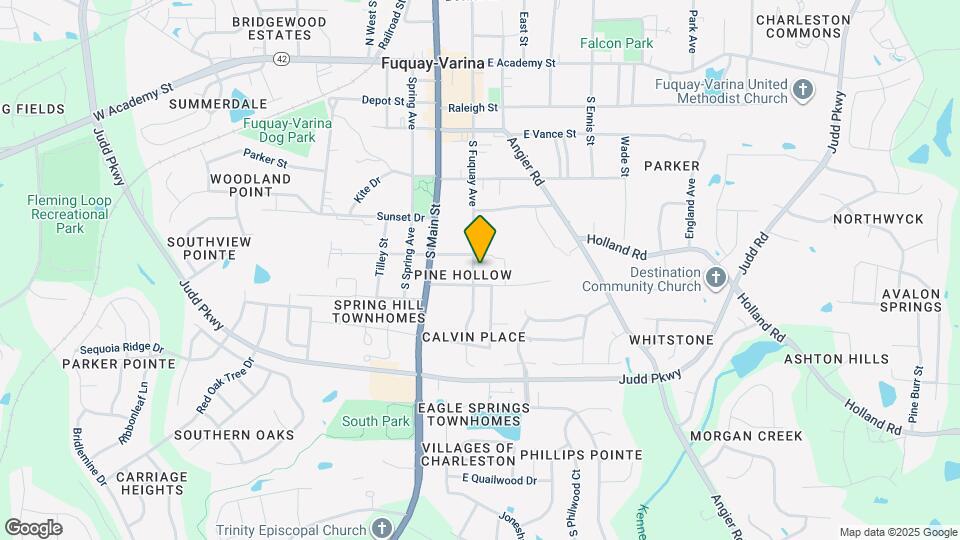 607 S Fuquay Ave Map and Location Details