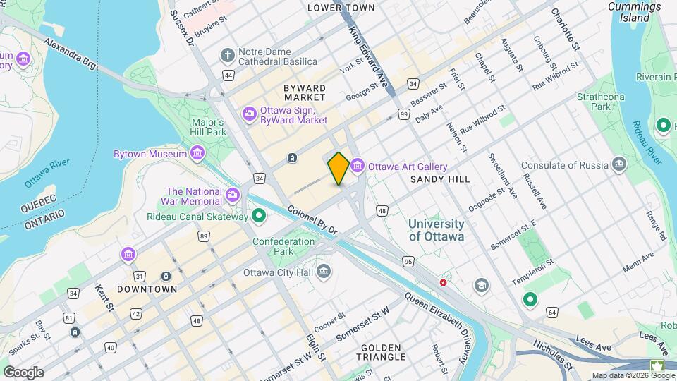 Rideau Registry Map and Location Details