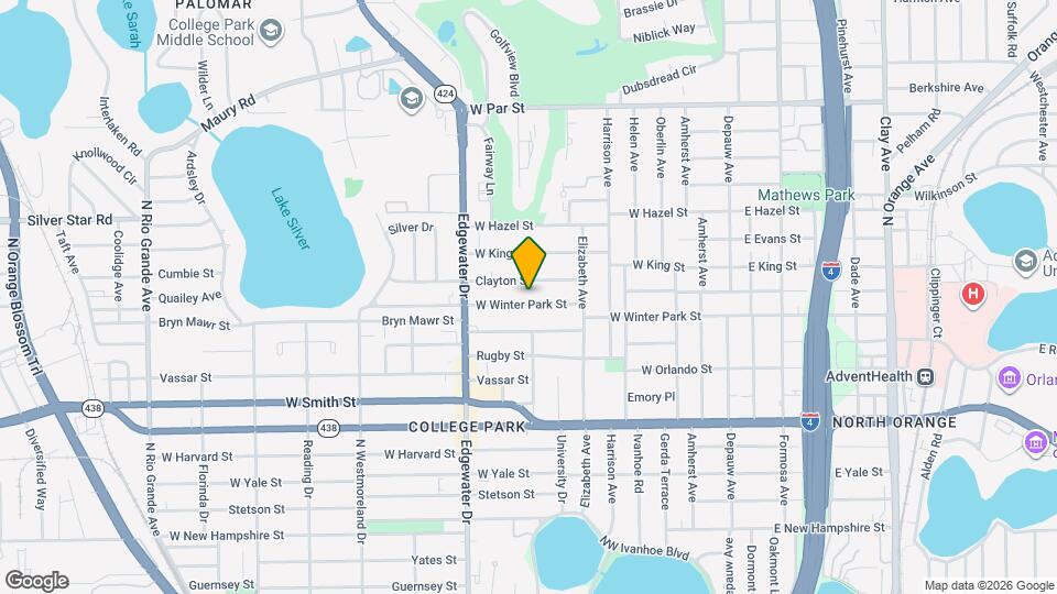 555 W Winter Park St Map and Location Details