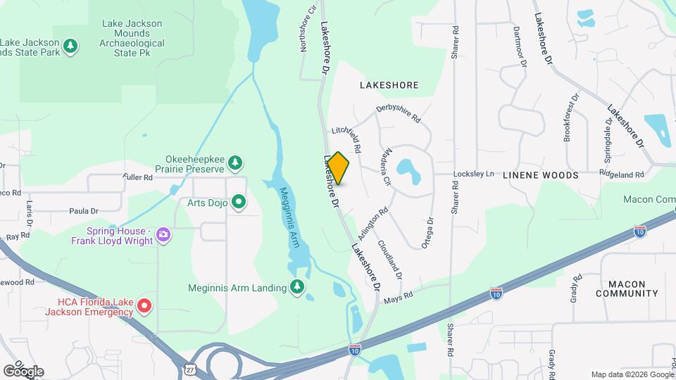 3155 Lakeshore Dr Map and Location Details