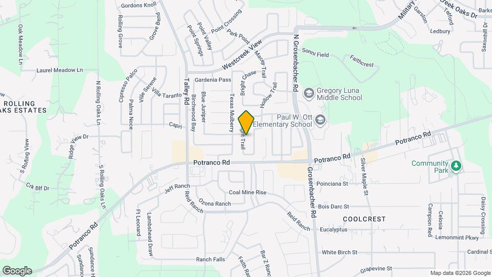 206 Bright Trail Map and Location Details