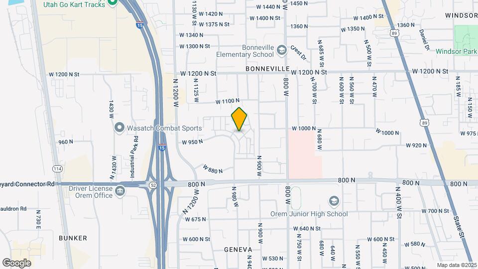 952 W 965 N Map and Location Details