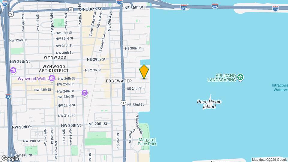 615 NE 25th St, Unit B1 Mapa y Detalles de la Ubicación