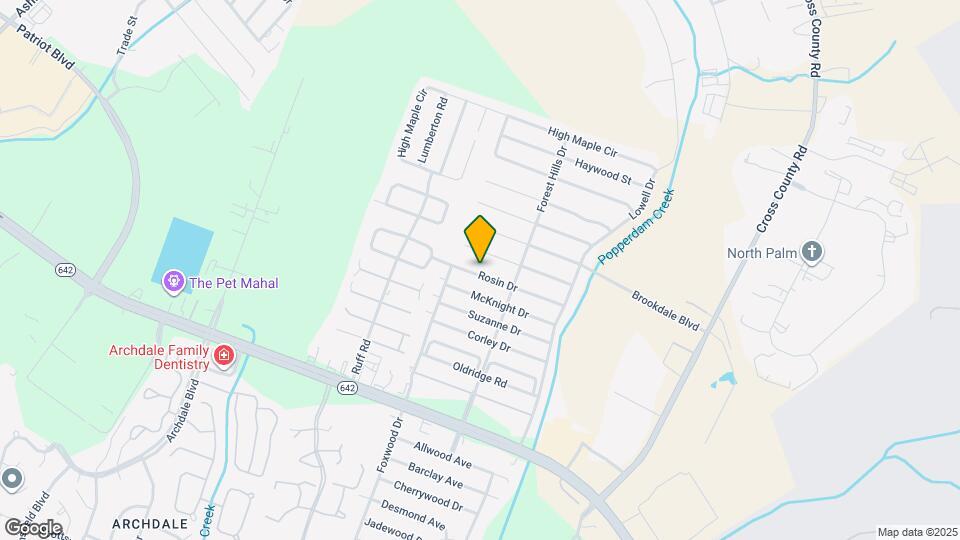 7744 Rosin Dr Map and Location Details