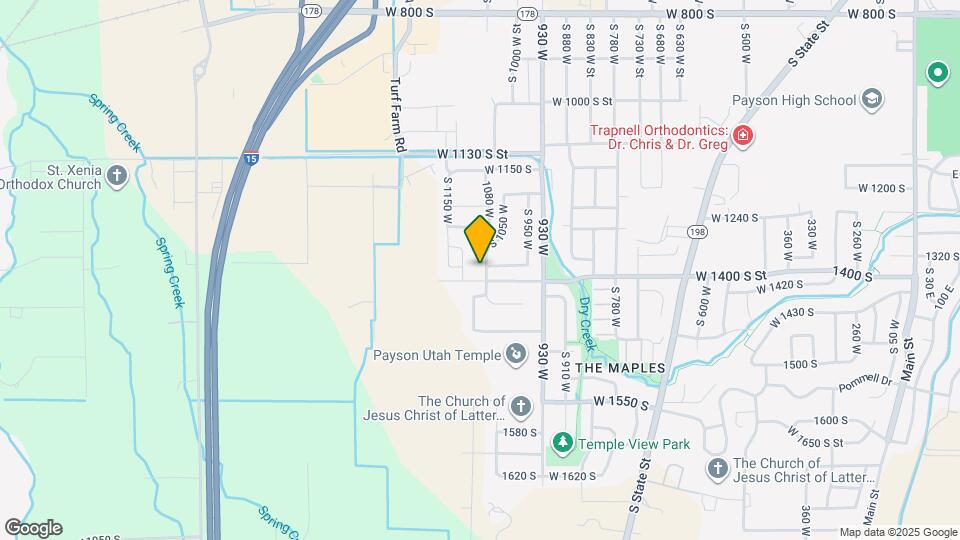 1368 S 1050 W, Unit 1 Bed 1 Bath Apartment Map and Location Details