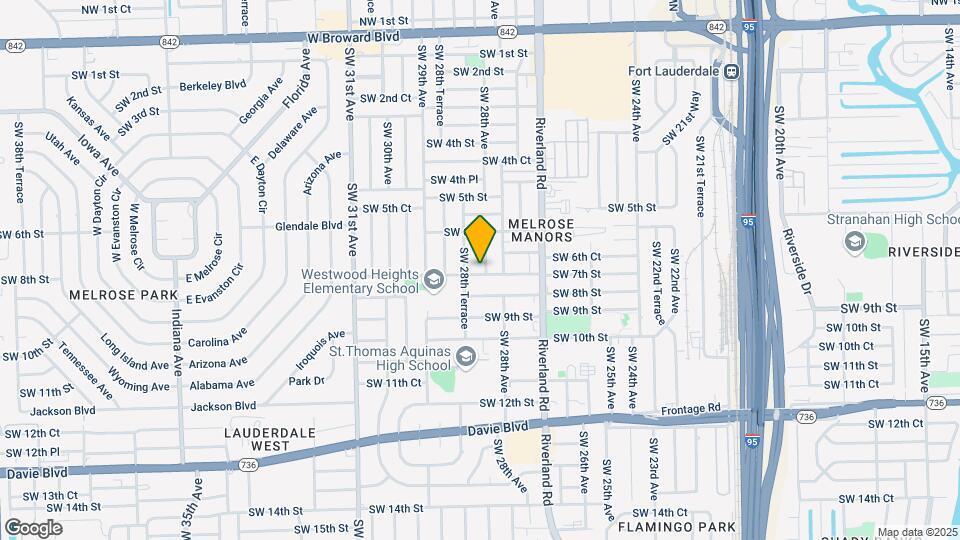 671 SW 28th Way Map and Location Details