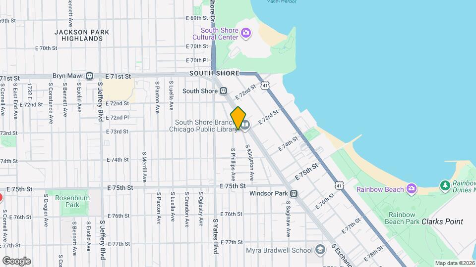 2453 E 73rd St, Unit BSMT Mapa y Detalles de la Ubicación