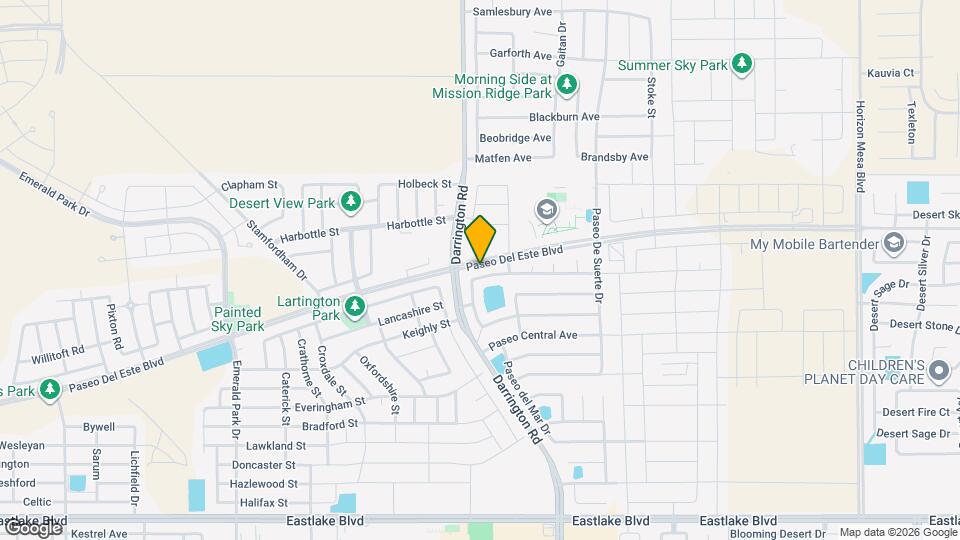 13709 Paseo Sereno Dr Map and Location Details