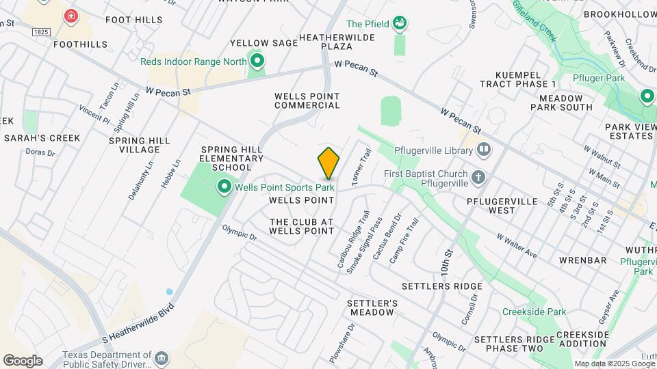 1318 Settlers Valley Dr Map and Location Details