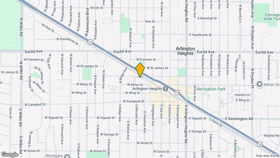 334 W Miner St, Unit 3A Mapa y Detalles de la Ubicación