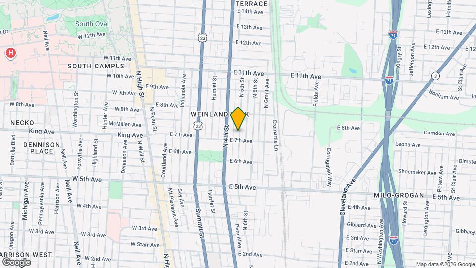 1323-1325-1325 N 5th St Map and Location Details