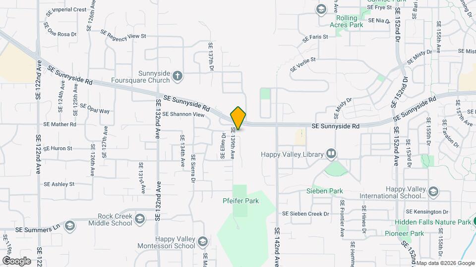 13911 SE Alimaria Dr Map and Location Details