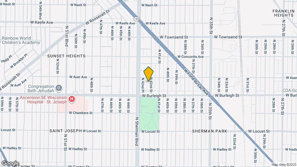 3155 N 42nd St Map and Location Details