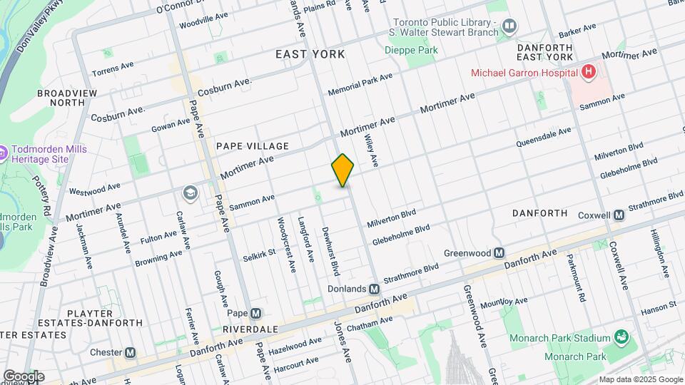 170 Aldwych Av Map and Location Details