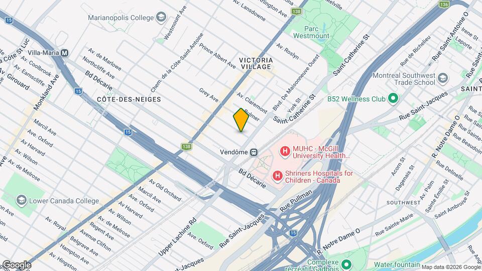 2028-2032 De Vendôme Av Map and Location Details