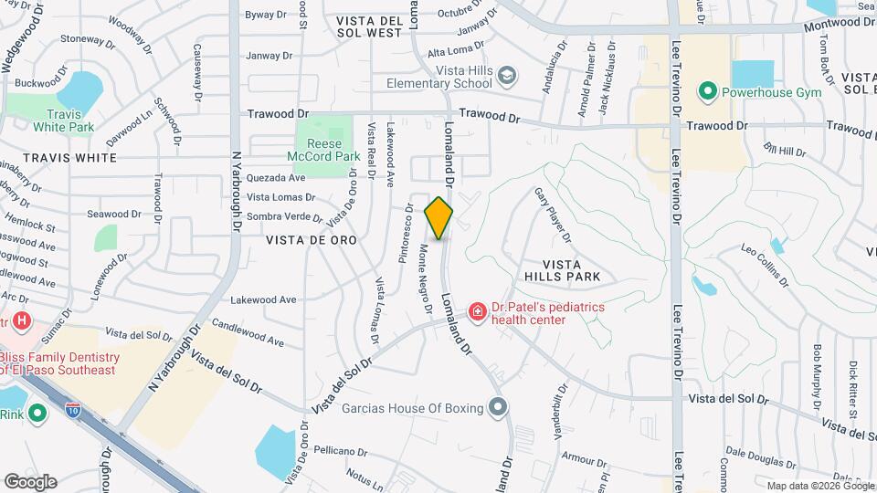 1649 Lomaland Dr Map and Location Details