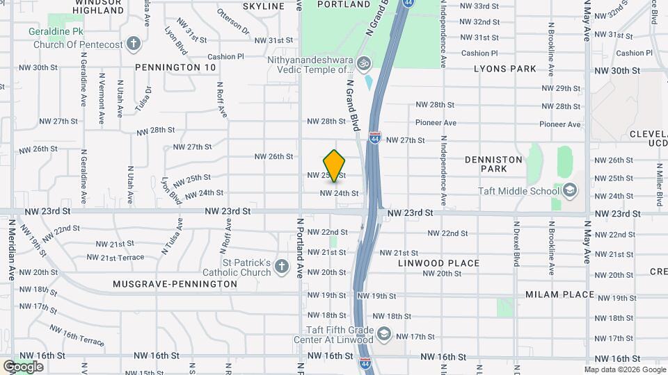 3601 NW 24th St Map and Location Details