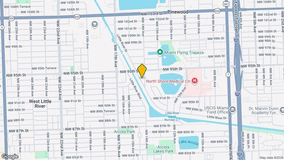 9315 Little River Dr Map and Location Details