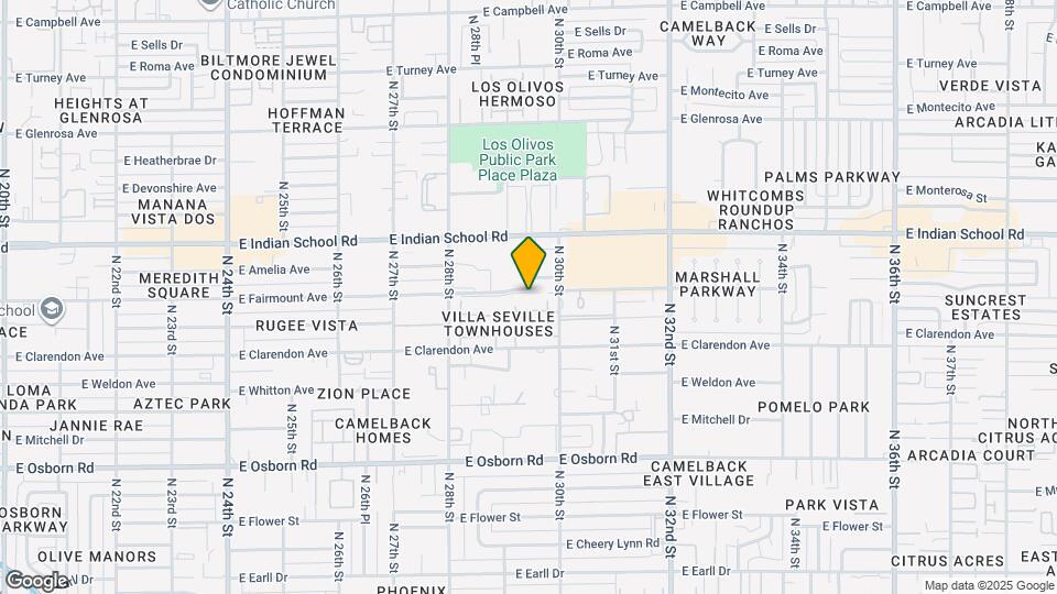 2927 E Fairmount Ave Map and Location Details