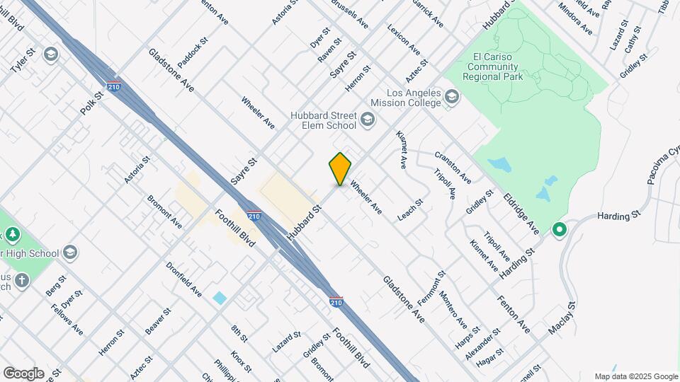 13450 Hubbard St Map and Location Details