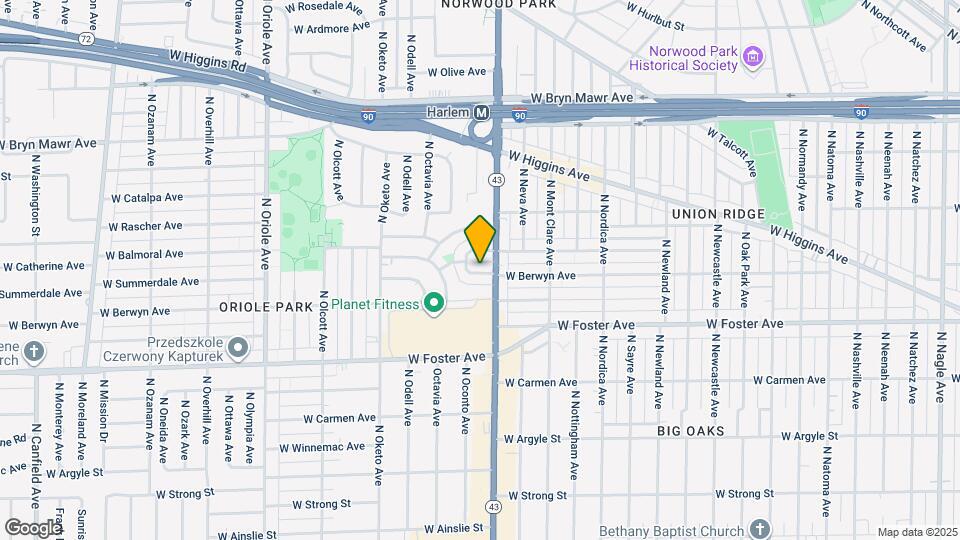7224 W Summerdale Ave Map and Location Details