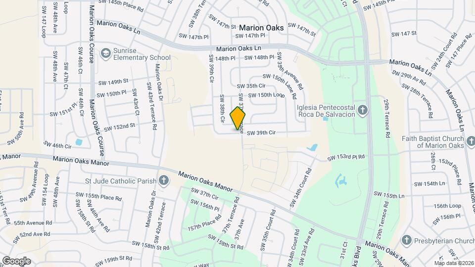 15060 SW 39th Cir Map and Location Details