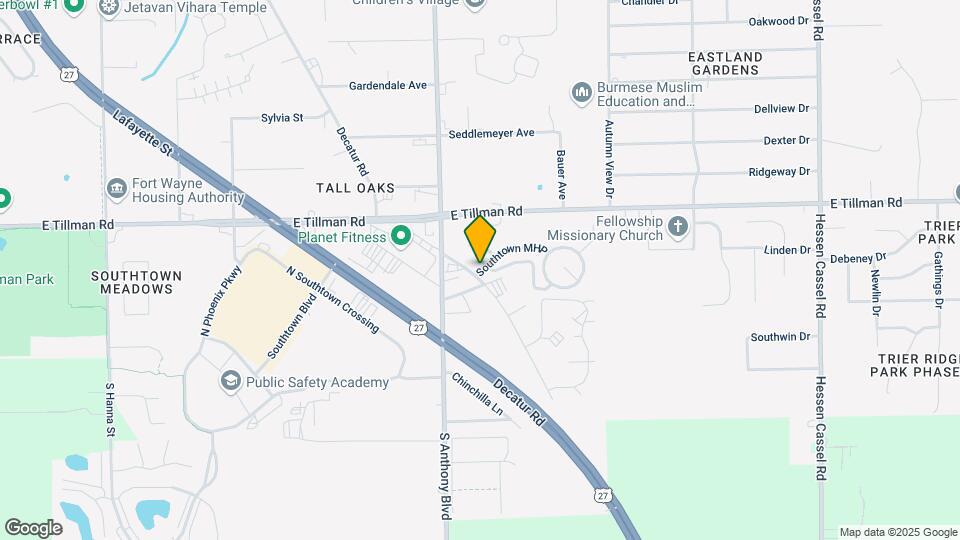 Southtown Mobile Home Park Inc. Mapa y Detalles de la Ubicación