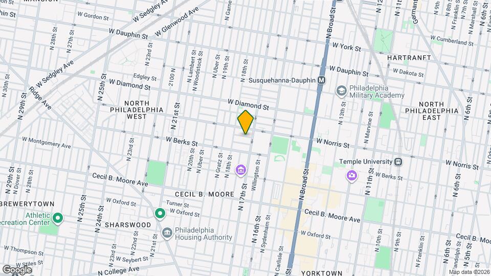 1706 Arlington St Map and Location Details