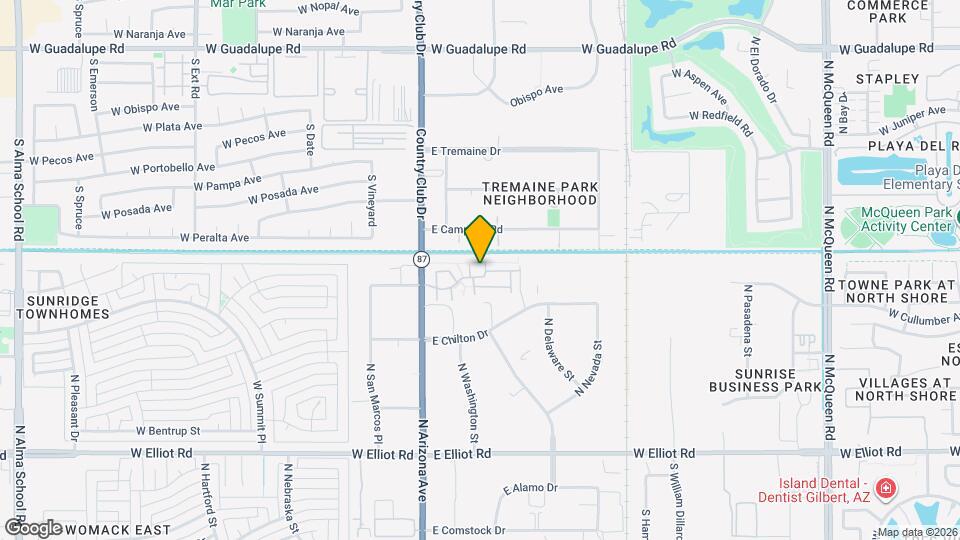 3491 N Arizona Ave Mapa y Detalles de la Ubicación